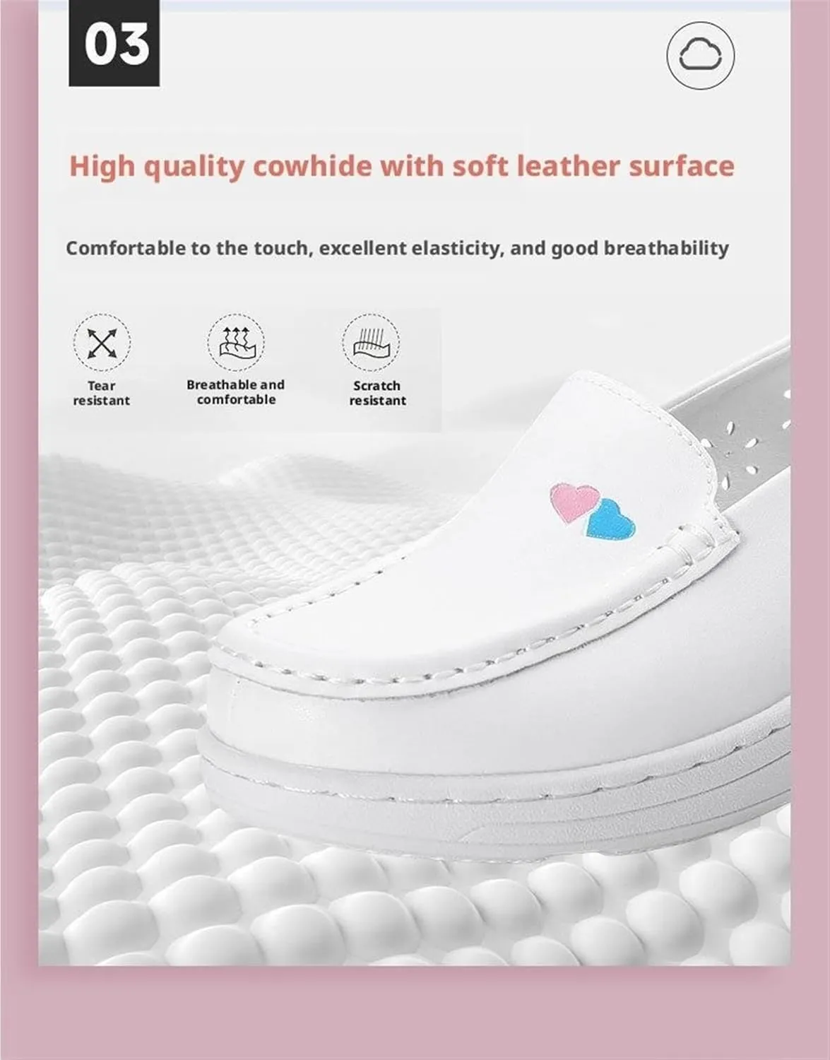 Nurse Shoes On Lightweight White Slip Resistant Support Women Healthcare Shoes for Woman Comfortable