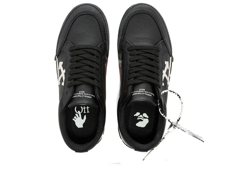 OFF-WHITE Low Vulcanized Leather Black White