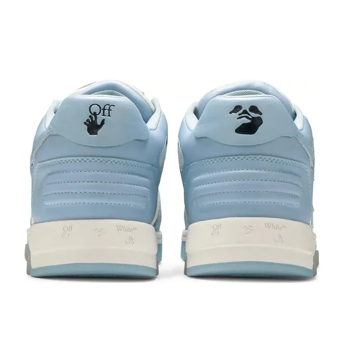 Off-White Out Of Office Calf Leather White Baby Blue