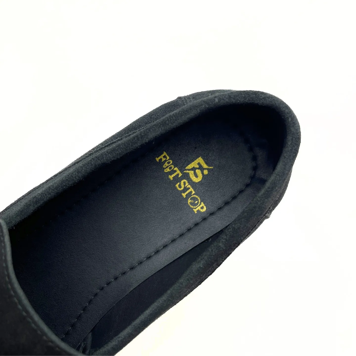 Old Money Suede Leather Loafers (Black)