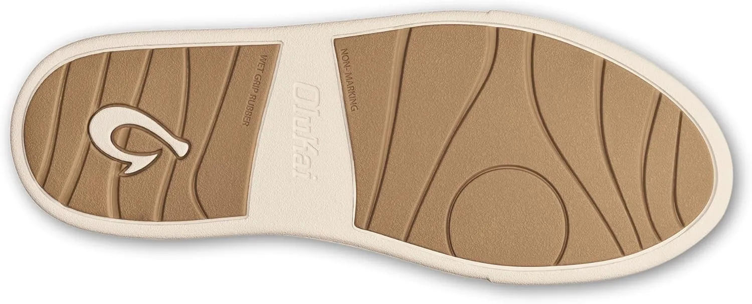 OLUKAI Kohu Women's Everyday Sneaker, Lightweight Canvas & Classic Lace-Up Design, All-Day Comfort & Support