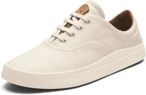 OLUKAI Kohu Women's Everyday Sneaker, Lightweight Canvas & Classic Lace-Up Design, All-Day Comfort & Support