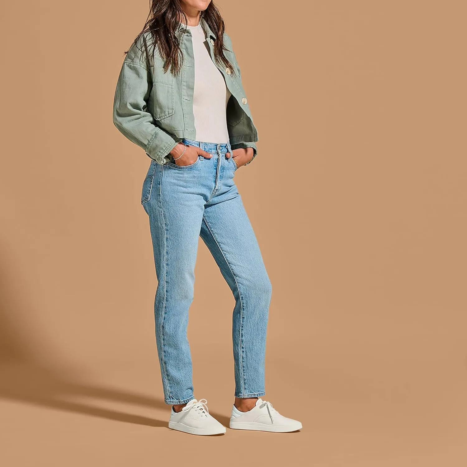 OLUKAI Kohu Women's Everyday Sneaker, Lightweight Canvas & Classic Lace-Up Design, All-Day Comfort & Support