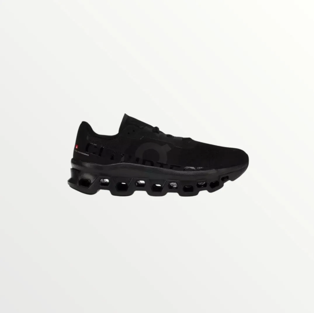 on cloud monster black sneaker