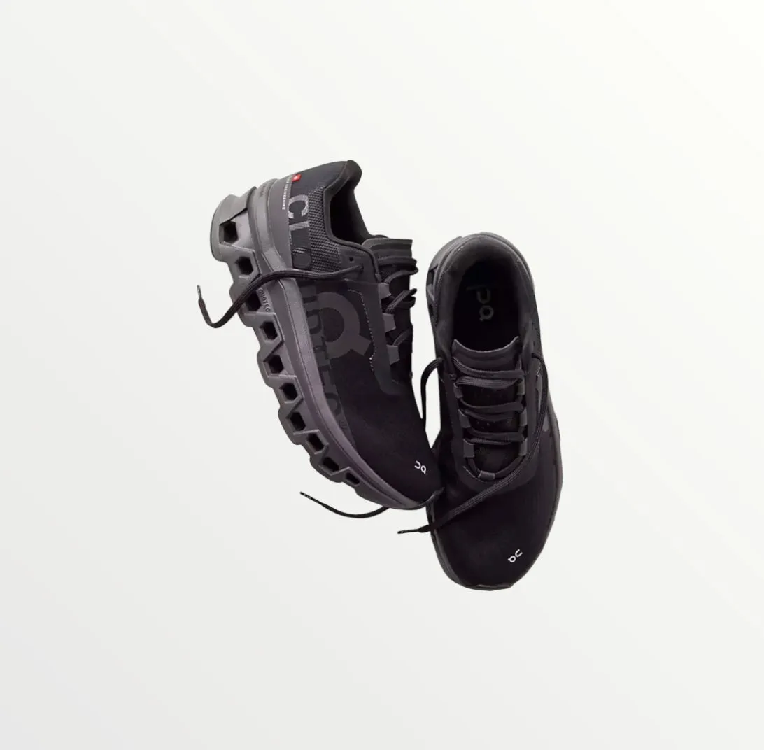 on cloud monster black sneaker