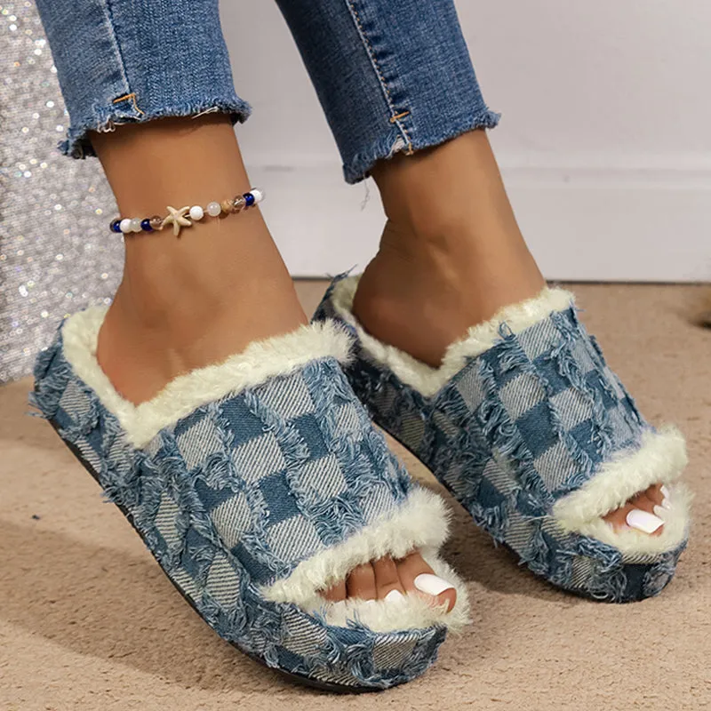 Patchwork Optimized Wedges Round Casual Comfortable Shoes Trustworthy