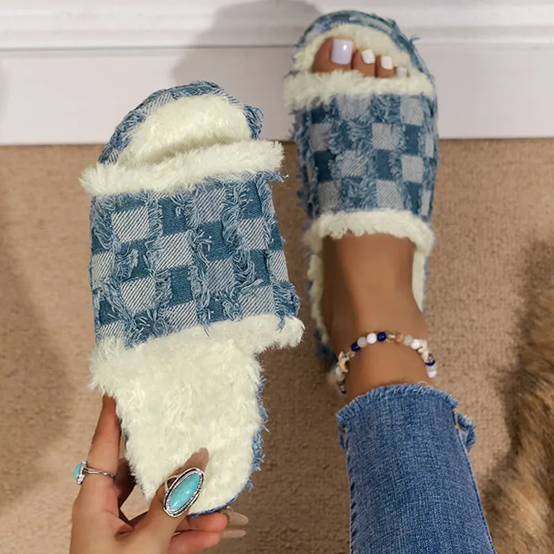 Patchwork Optimized Wedges Round Casual Comfortable Shoes Trustworthy