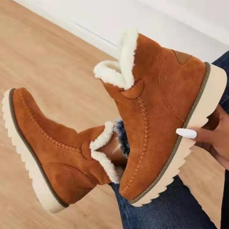 Patchwork Rapid shipping Warm Limited quantity Casual Keep Shoes Solid Color Comfortable