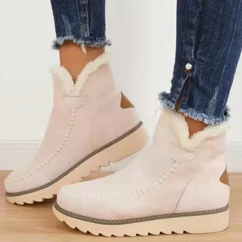 Patchwork Rapid shipping Warm Limited quantity Casual Keep Shoes Solid Color Comfortable
