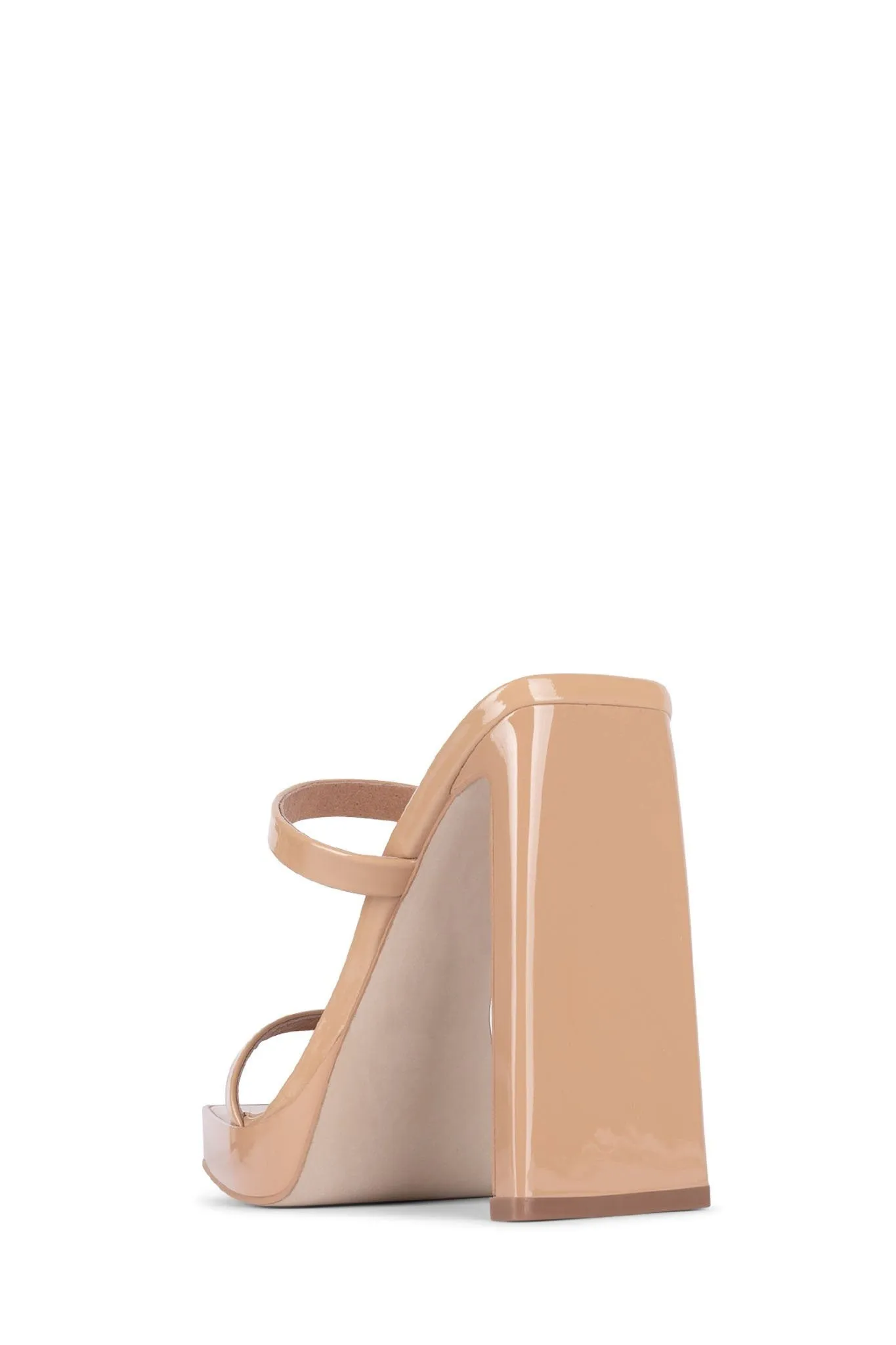 Patent Heeled Squared High-value Hustler Sandals Open Jeffrey Nude Toe Campbell Dusty Sale event