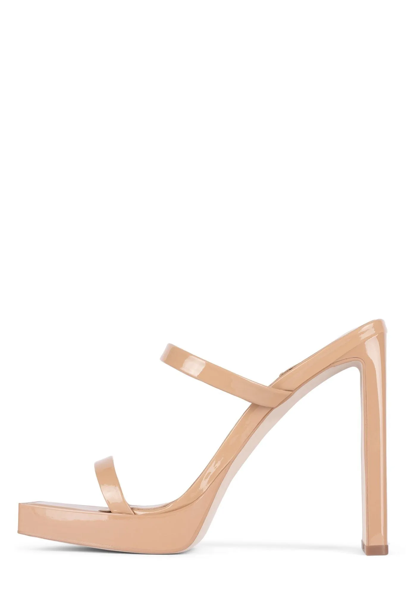 Patent Heeled Squared High-value Hustler Sandals Open Jeffrey Nude Toe Campbell Dusty Sale event