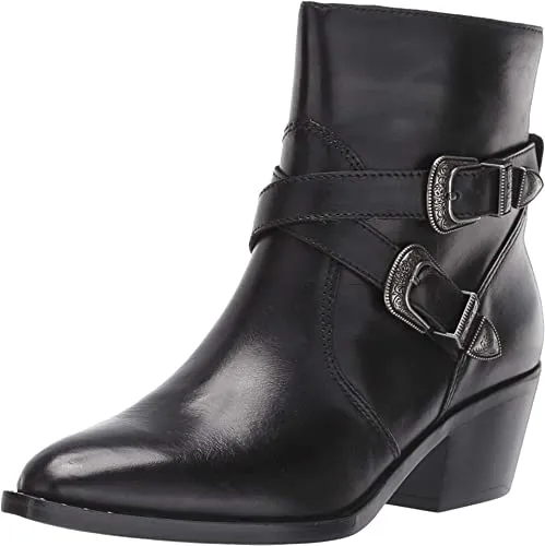 Patricia Nash Sandra Pointed Toe Boots, Black, 8.5 US
