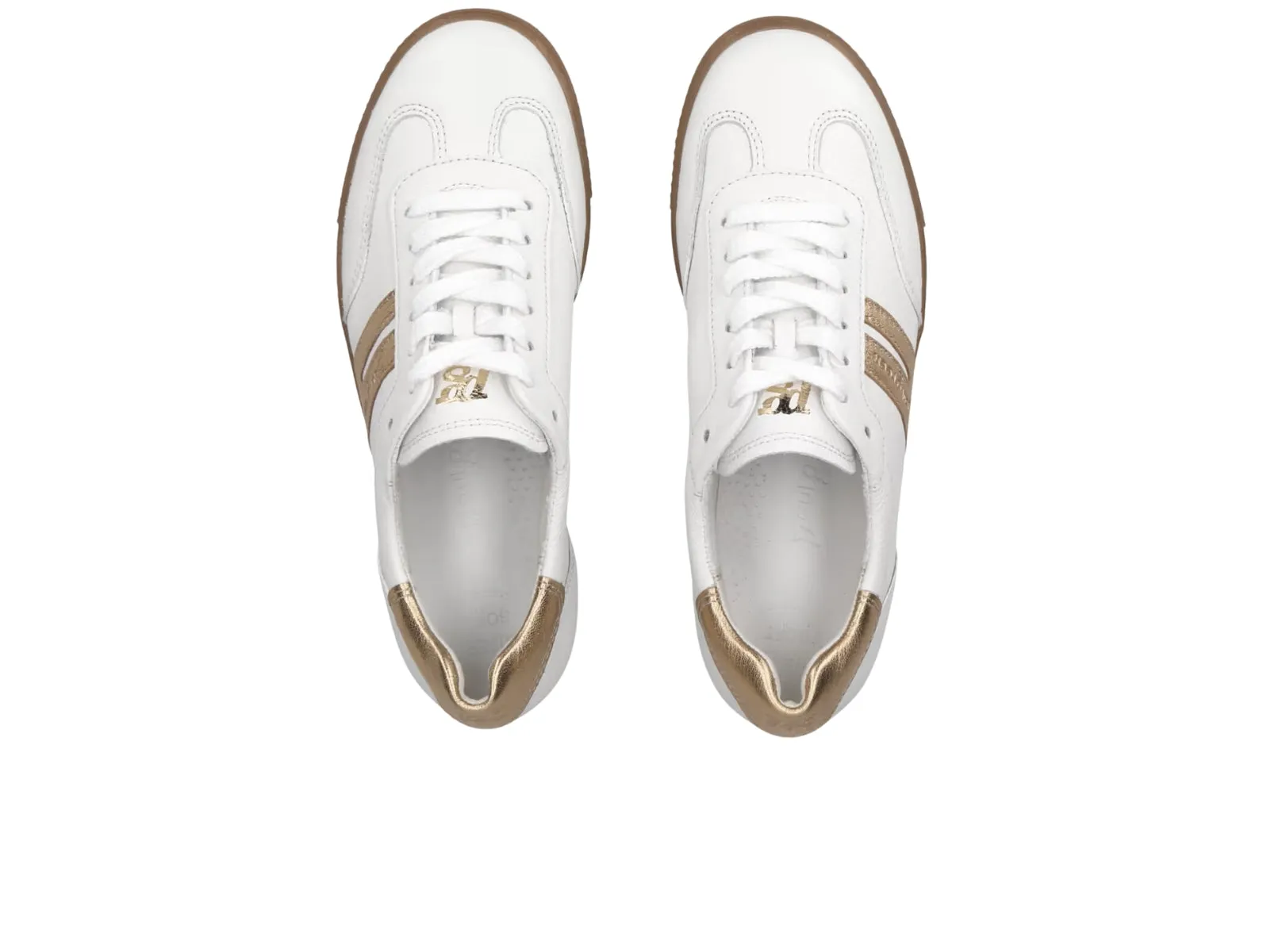 Paul Green 5350-196 Sneaker - White Gold