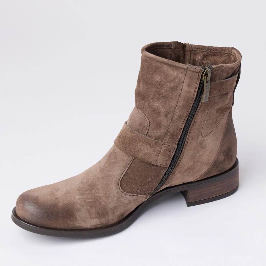Paul Green Taupe Suede Ankle Boots