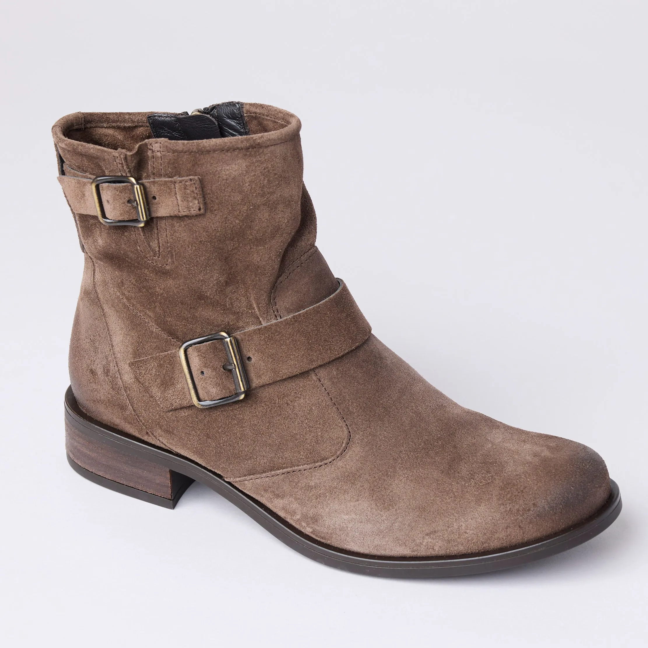 Paul Green Taupe Suede Ankle Boots
