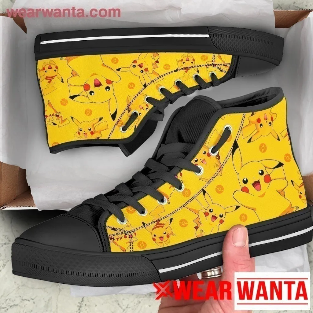 Pika Shoes High Top Sneaker Gift Idea