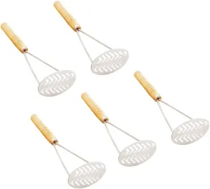 PRETYZOOM Long-lasting Material Potato Masher Kitchen Supplies Comfortable Grip for Easy Use