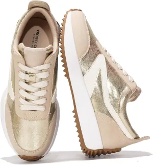 Project Cloud Womens Sneakers - Memory Foam Insole and Lightweight Spring Shoes - Non-Slip Lace Up Trendy Shoes - Fashion Sneakers for Women 2025