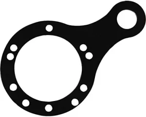 PRP Seats Push to Talk Steering Wheel Plate – For Mounting Single PTT or Horn Button, Easy Install, Fits 5/6 Bolt Pattern (Matte Black)