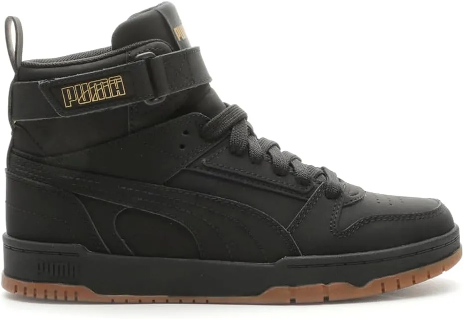 PUMA Kids Boys Rbd Game Buck High Lace Up Sneakers Shoes Casual - Black - Size 4.5 M