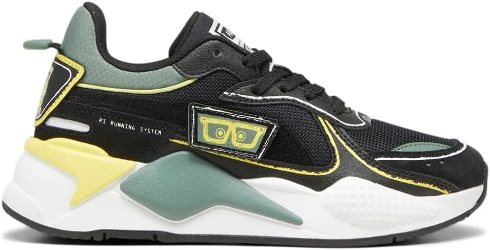 PUMA Kids Boys Sponge X Rs-X Lace Up Sneakers Shoes Casual - Black - Size 4 M