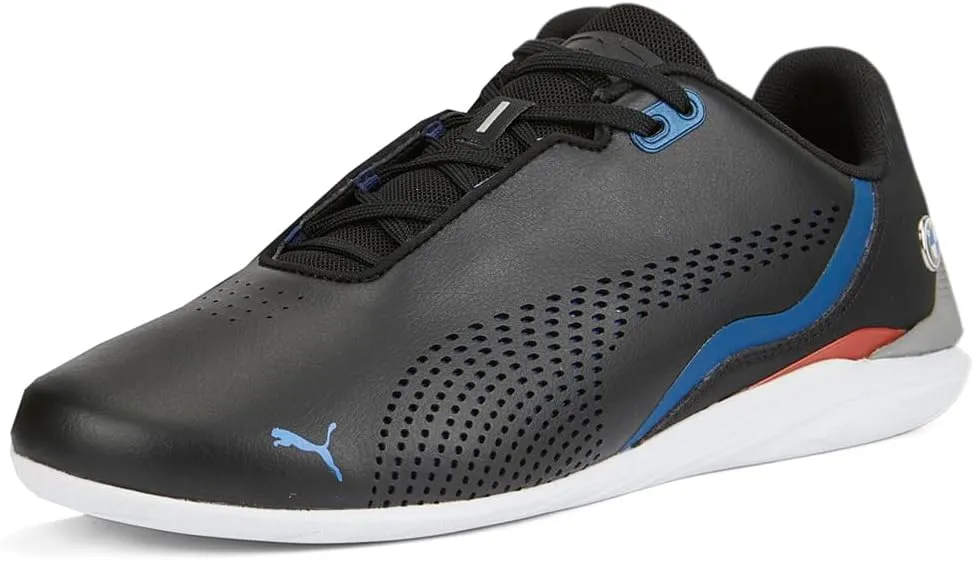 Puma Mens BMW MMS Drift Cat Decima Perforated Lace Up Sneakers Shoes Casual - Black, Blue