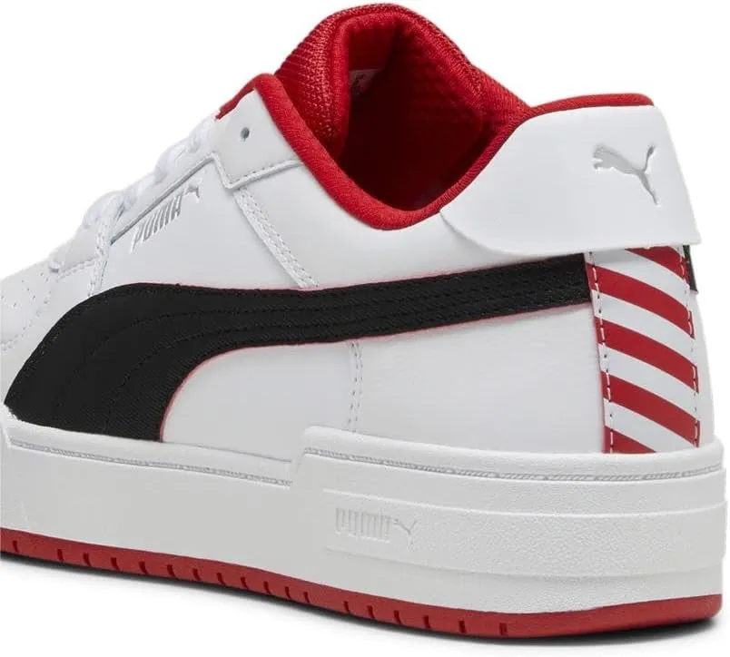 PUMA Men's Ferrari CA Pro Shoes, White-Black, 14