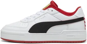 PUMA Men's Ferrari CA Pro Shoes, White-Black, 14