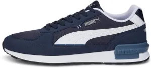 PUMA Men's Graviton Sneakers,Black White,10