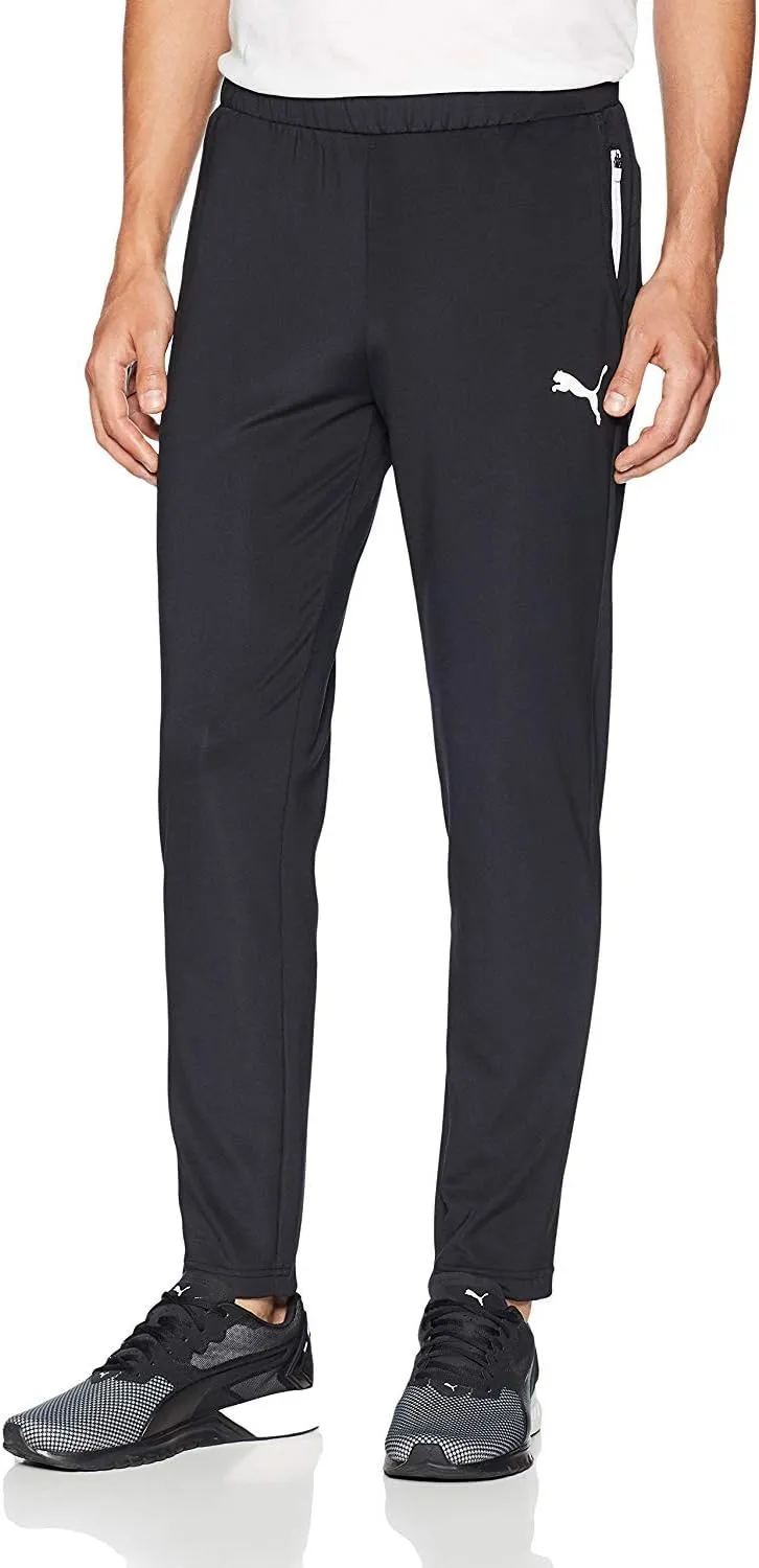 PUMA Men's Tec Sporting Pants (Medium, Black/White)