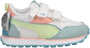 PUMA Toddler Girls Rider Fv Bow Slip On Sneakers Shoes Casual - Blue, White - Size 8 M