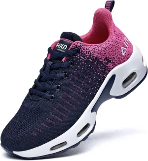 QAUPPE Womens Fashion Lightweight Air Sports Walking Sneakers Breathable Gym Jogging Running Tennis Shoes US 5.5-11 B(M)…