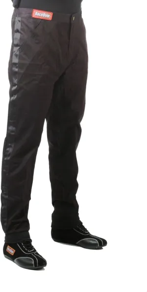 RaceQuip® 1970091RQP Pro-1 Driving Pants - SFI 3.2A/1 - Black - Youth X-Small