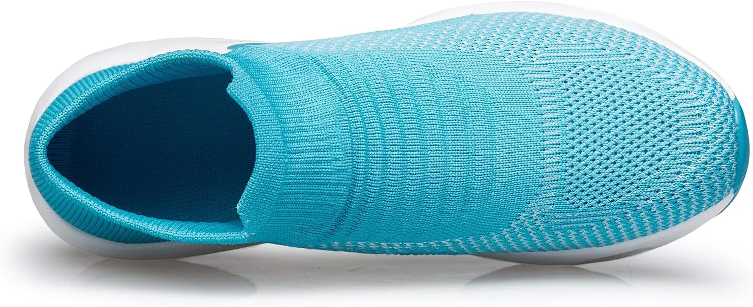 Raoendis Womens Walking Shoes - Sock Sneakers Daily Casual Shoes Slip on Comfortable Nursing Work Shoes