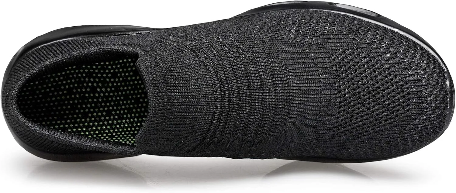 Raoendis Womens Walking Shoes - Sock Sneakers Daily Casual Shoes Slip on Comfortable Nursing Work Shoes