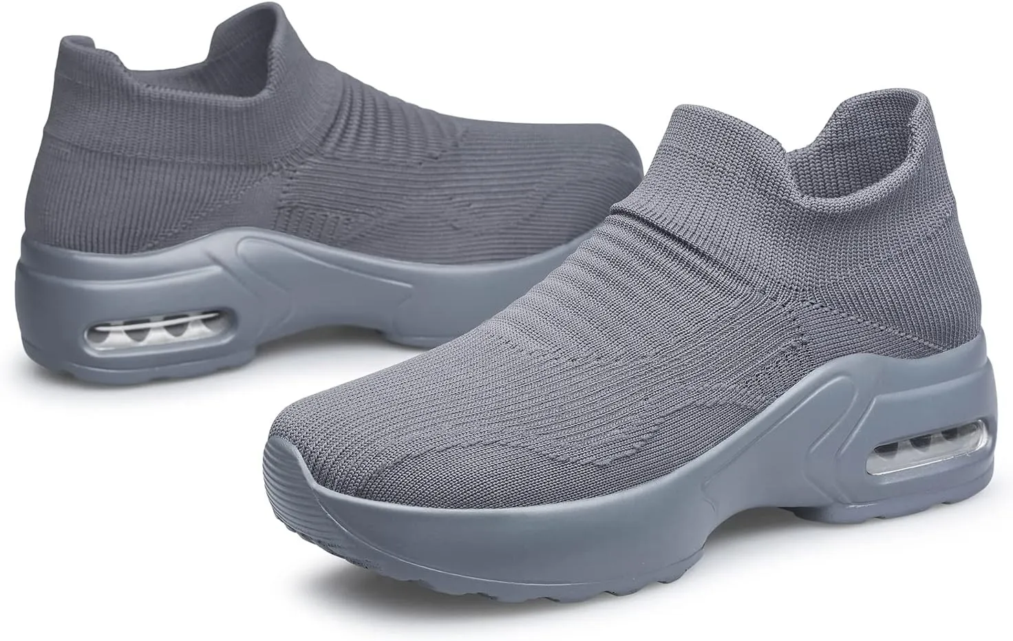 Raoendis Womens Walking Shoes - Sock Sneakers Daily Casual Shoes Slip on Comfortable Nursing Work Shoes