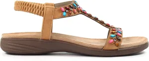 Ravello Women's Camel Sandals