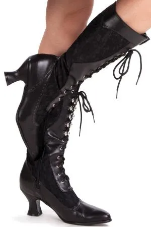 Rebecca Mid Calf Boot with Lace