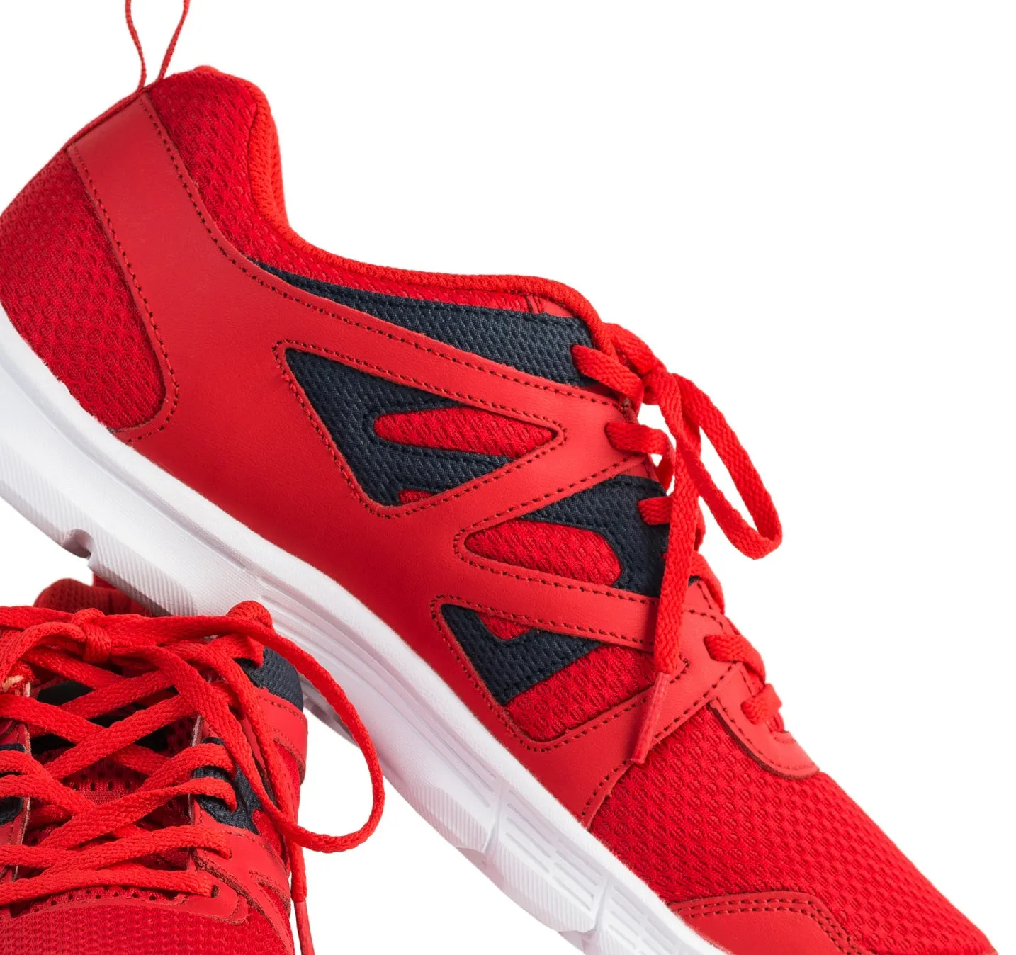 Red sport sneaker