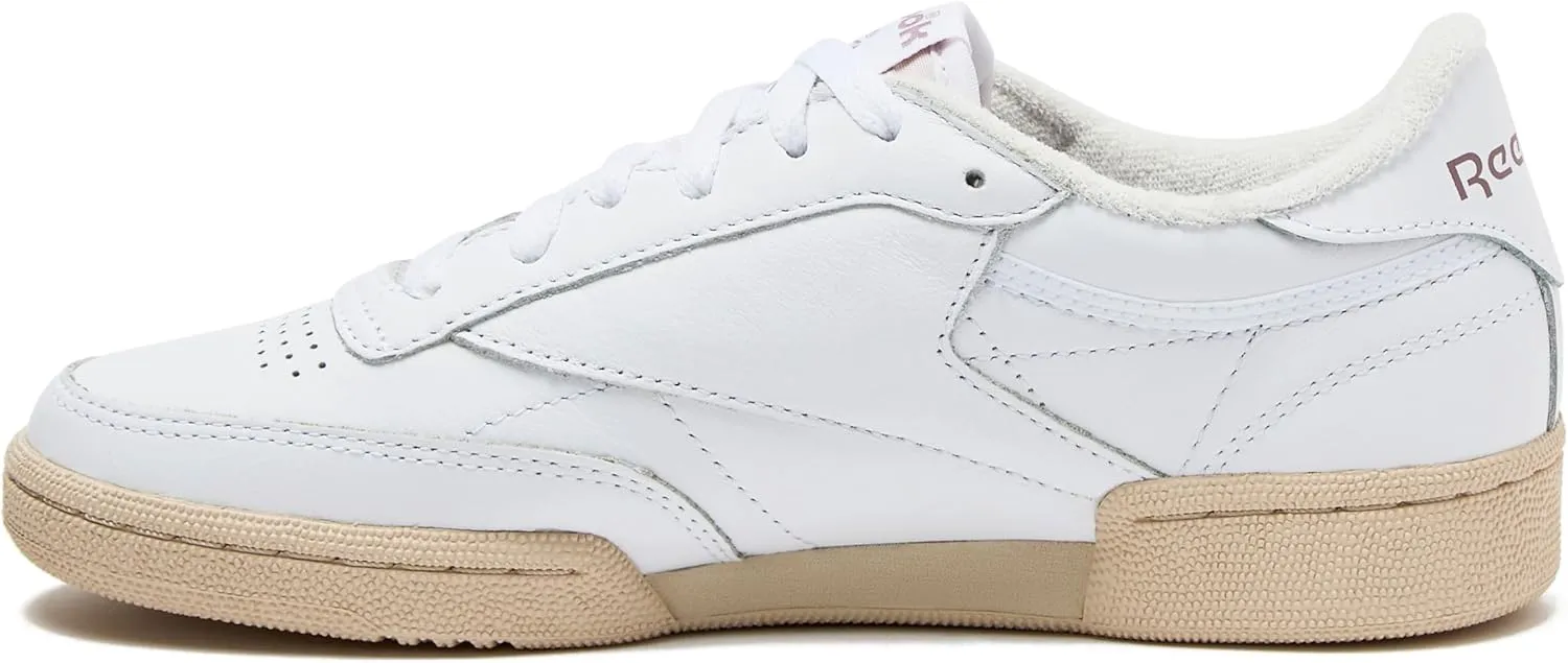Reebok Club C 85 Vintage Tennis Sneakers, Casual White Womens Shoes