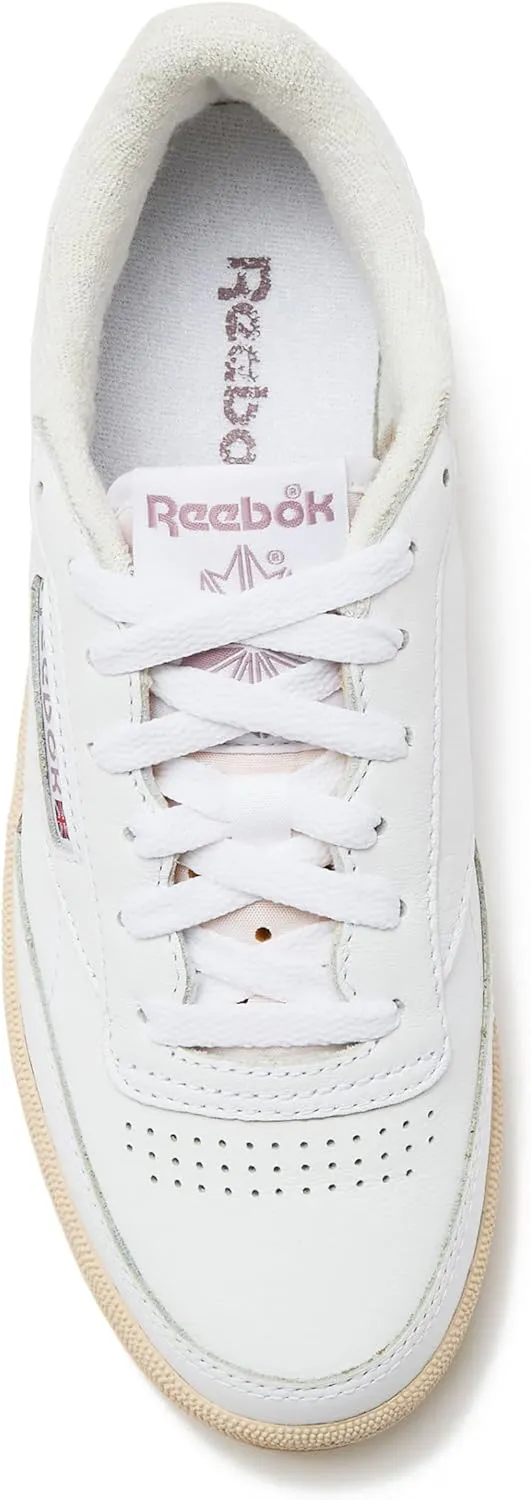Reebok Club C 85 Vintage Tennis Sneakers, Casual White Womens Shoes