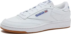 Reebok Men's Club C 85 Tennis Fashion-Sneakers, White/Royal-Gum, 11