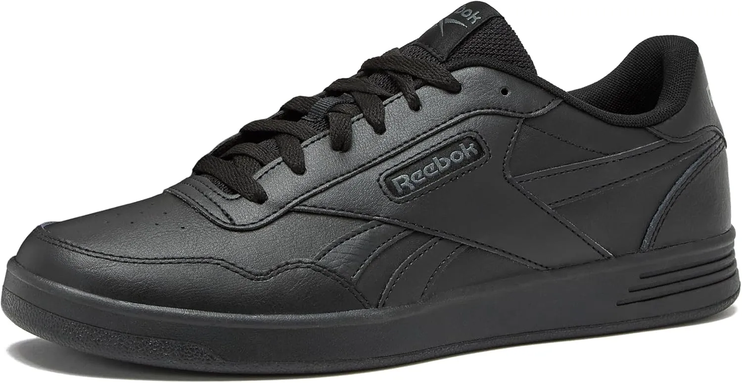 Reebok Unisex Court Advance Sneakers, Core Black/Pure Grey/Core Black, 5 US Women