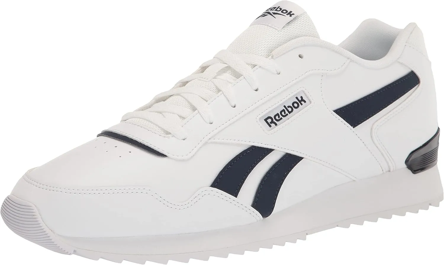 Reebok Unisex Glide Sneaker, Footwear White/Vector Navy/Footwear WhiteV1, 12 US Men