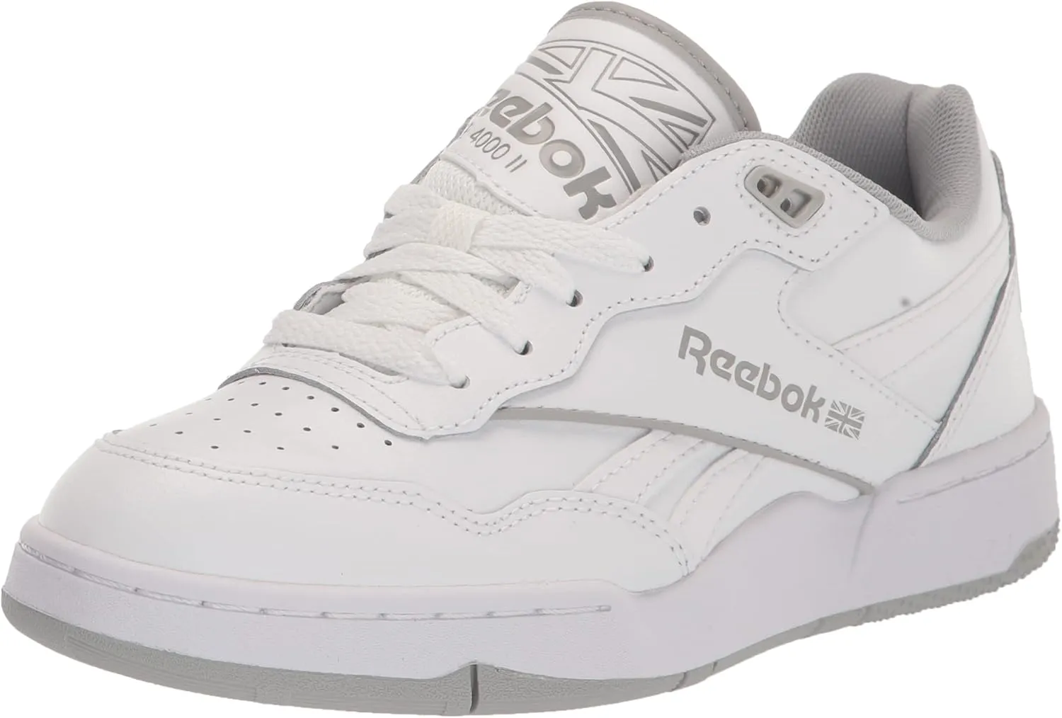 Reebok Women's BB 4000 II Basketball Shoe, White/Pure Grey, 9.5