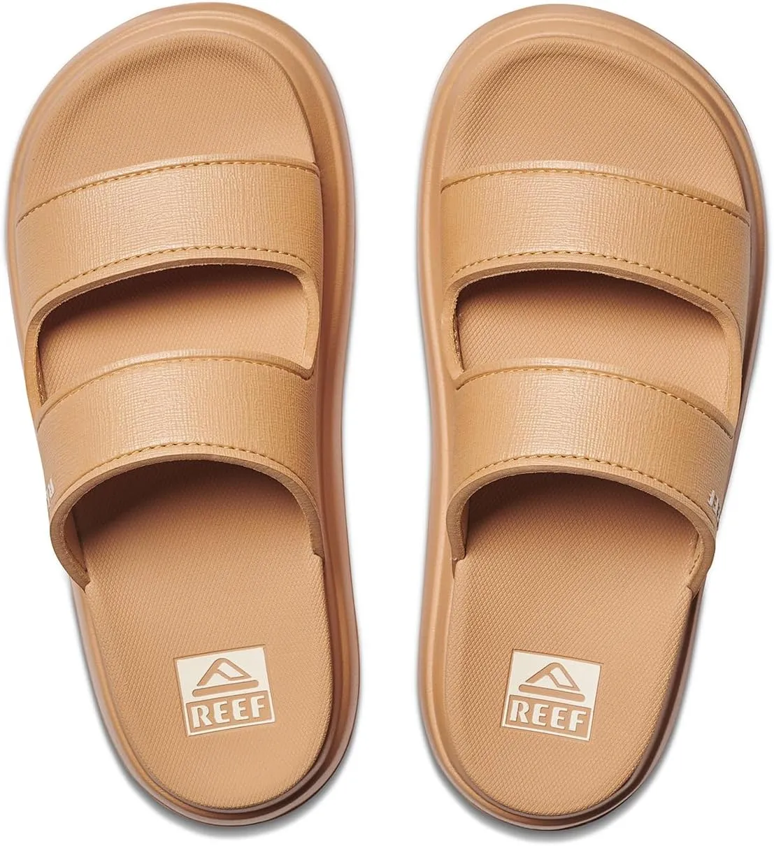 Reef Cushion Bondi 2 Bar Womens Slide Sandal, Lightweight and Supportive Footbed, Water Friendly