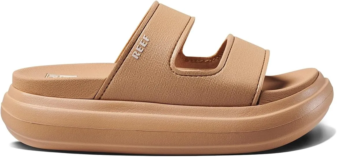 Reef Cushion Bondi 2 Bar Womens Slide Sandal, Lightweight and Supportive Footbed, Water Friendly