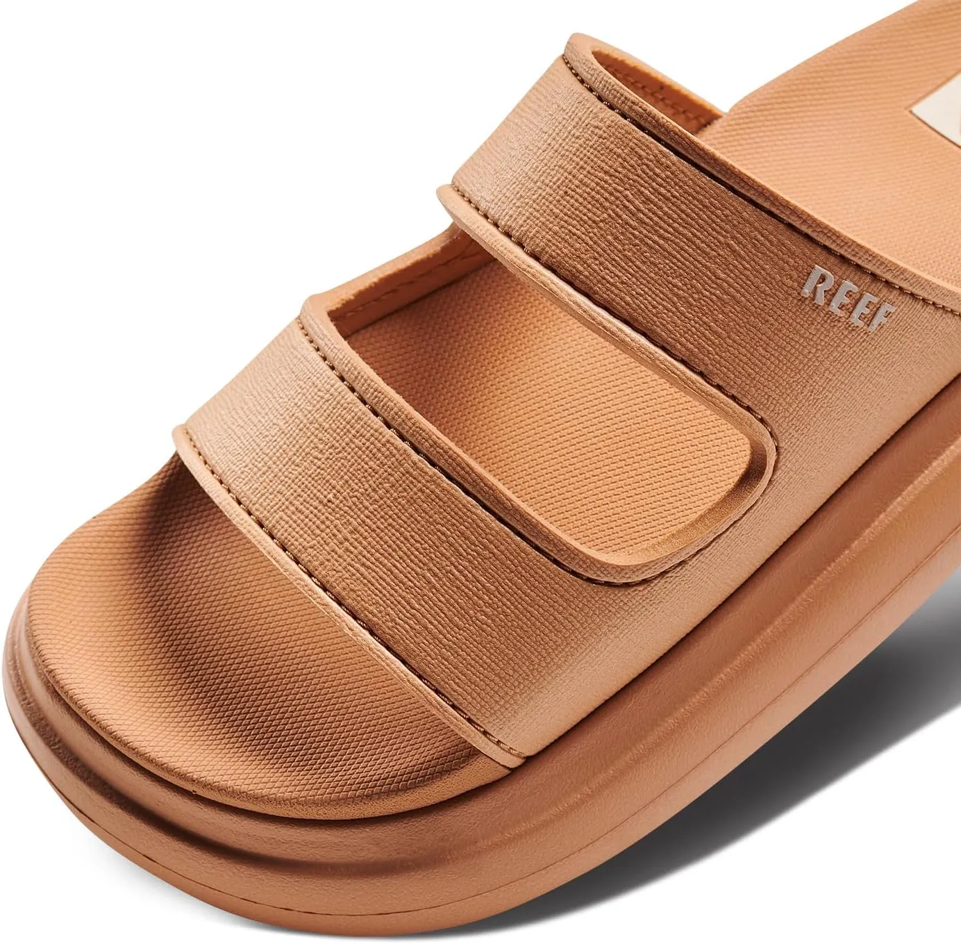 Reef Cushion Bondi 2 Bar Womens Slide Sandal, Lightweight and Supportive Footbed, Water Friendly
