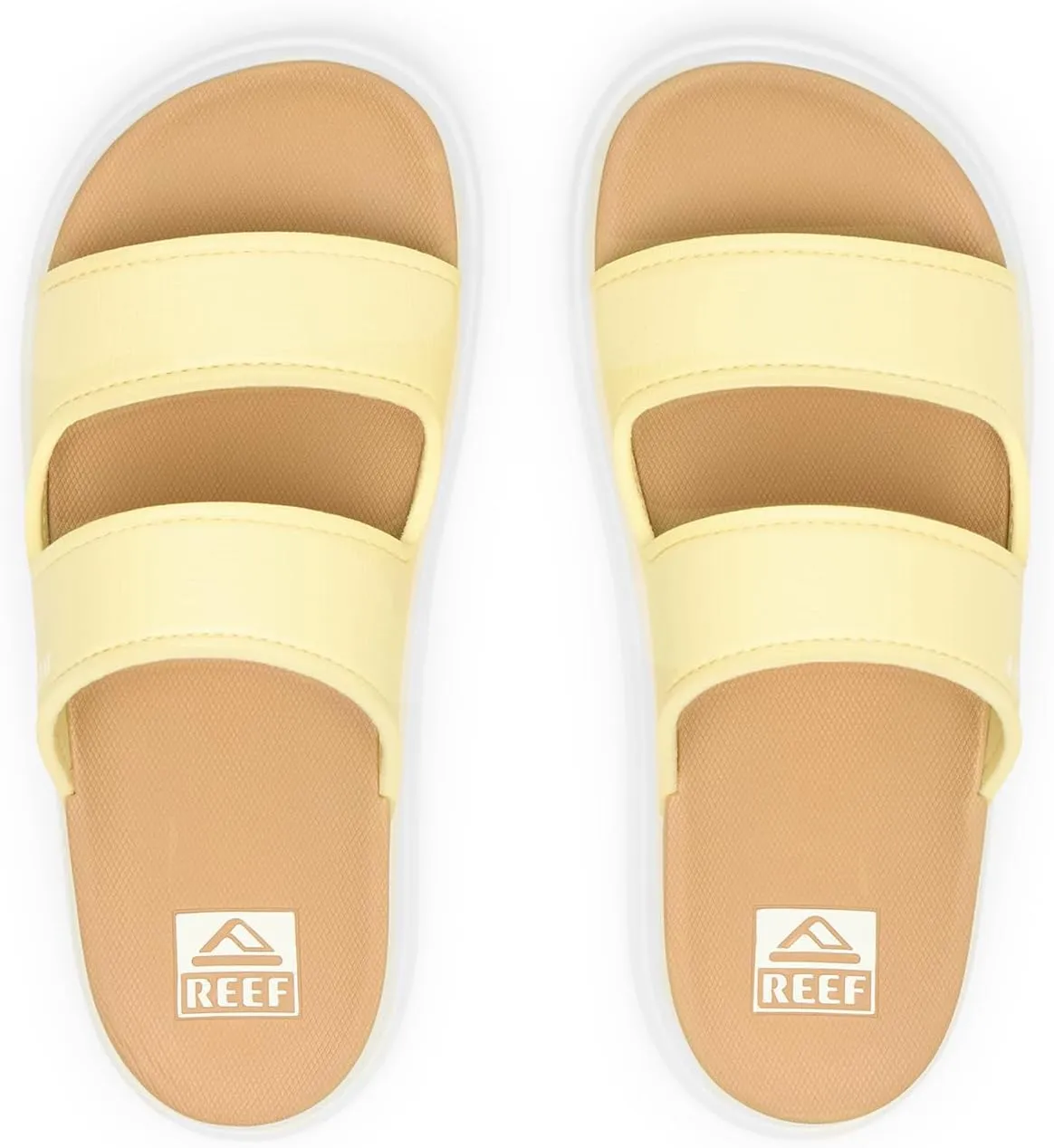 Reef Cushion Bondi 2 Bar Womens Slide Sandal, Lightweight and Supportive Footbed, Water Friendly