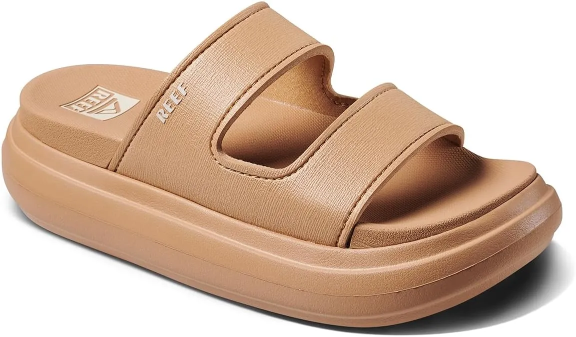 Reef Cushion Bondi 2 Bar Womens Slide Sandal, Lightweight and Supportive Footbed, Water Friendly